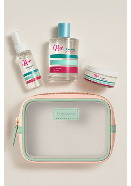 Her Signature Trio 3 Lü Kadın Çantalı Set – Parfüm, Hair Mist ve El Kremi fiyatları