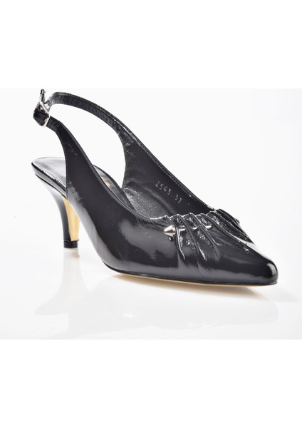 2543 Kadın Arkası Açık Dekorlu Topuklu Ayakkabı fiyatları