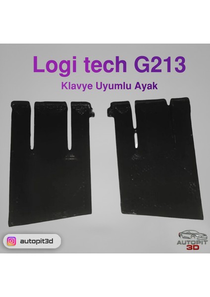 Logi Tech G213 Klavye Uyumlu Ayak