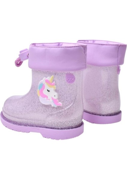 W10339 Bimbi Unicornio Glitter Çocuk Bot indirimleri