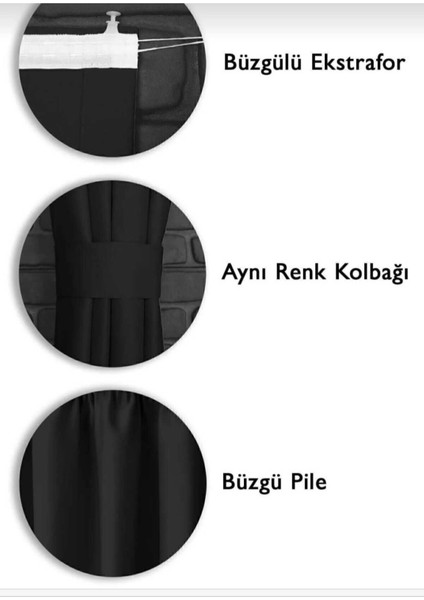 Beksahome Blackout Işık Geçirmez Yüksek Kalite Fon Perde Siyah Pilesiz Ekstraforlu Karartma Güneşlik Perde modelleri