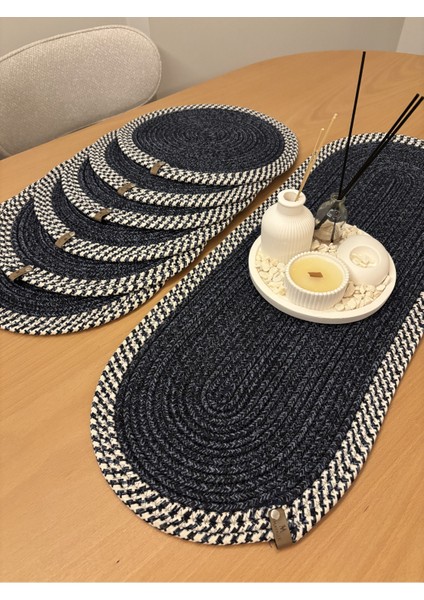 Herakles 6 Adet Supla+Runner Set 33 cm -Amerikan Servis Hasır