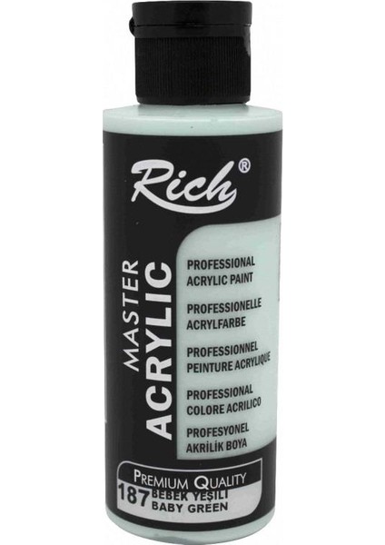 Rich Akrilik Boya Master 120 cc Bebek Yeşil 187