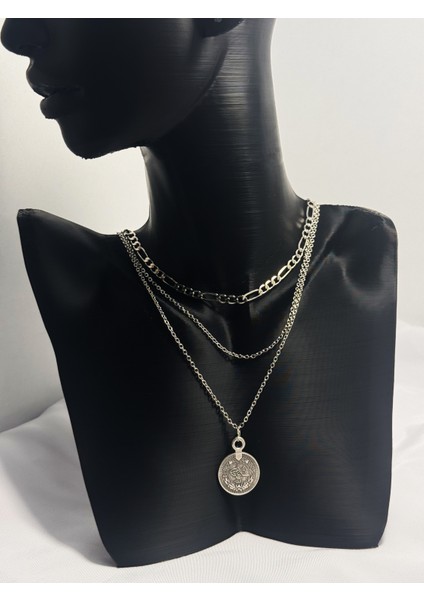 Gümüş Madalyon Kolye modelleri