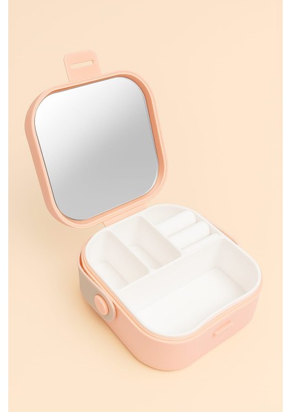 Makyaj Aynalı Takı ve Aksesuar Kutusu | Taşınabilir Organizer Kutu modelleri