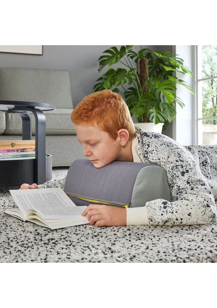 Ovnıng Çok Fonksiyonlu Ergonomik Ayak Desteği Gri Yeşil 38 x 32 cm