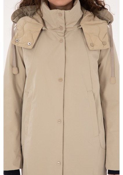 Kadın Koyu Bej Kaban 50308623-VR088