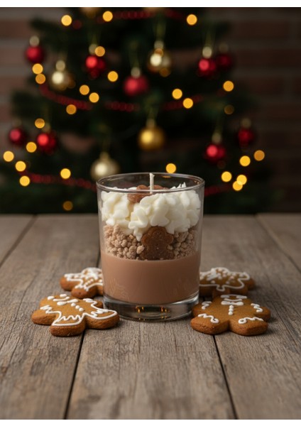 Gingerbread Yılbaşı Bardak Mumu fiyatları