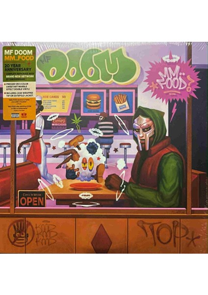 Mf Doom Mm..food 3-Colour Sweetart Marv Edition Double Lp Plak