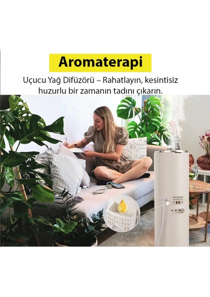 Tüm Ev Için 9 Litre Büyük Boy Hava Nemlendirici Humidifer Bebek ve Çocuklar Için Uv Karbon Hava Temizleme fırsatları