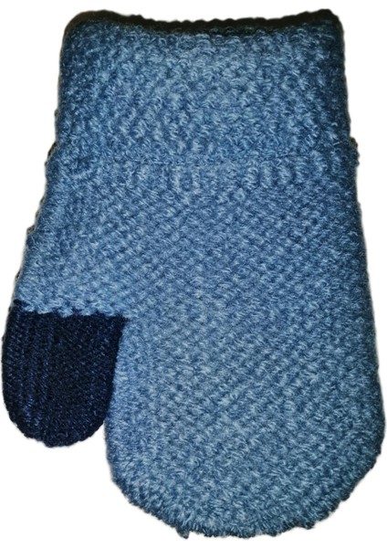 Erkek Bebe Örme Tek Parmaklı Eldiven 1-4 Yaş