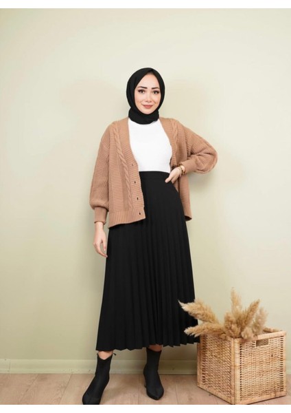 Kadın Pileli Astarlı Etek fırsatları