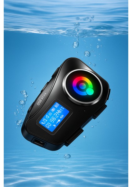 Q58 Max Motosiklet Interkom Kulaklık Seti IP65 Su Geçirmez LCD Ekran Fm Radyo 1000MAH Bluetooth 5.3 fiyatları