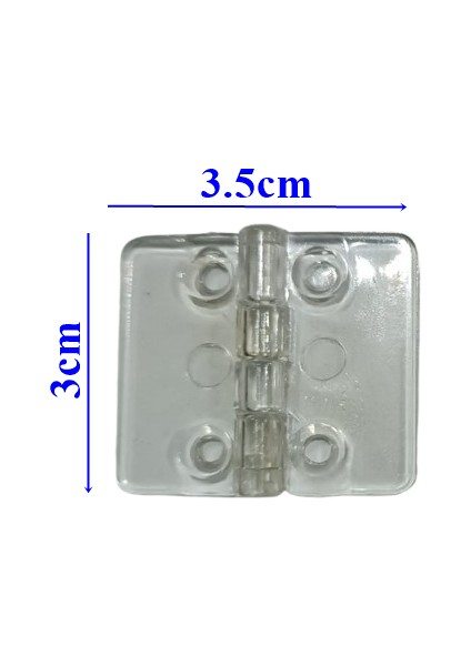 Pleksi Menteşe Orta Boy 3x3.5cm - 10 Adet