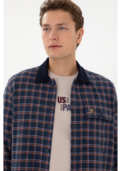 Erkek Lacivert Gömlek Desenli 50316574-VR033 fiyatları