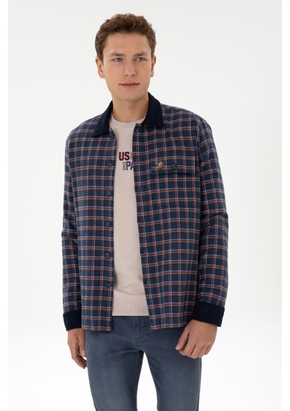 Erkek Lacivert Gömlek Desenli 50316574-VR033 modelleri