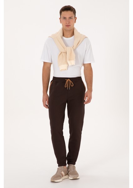 Erkek Koyu Kahverengi Eşofman Altı 50315538-VR084 modelleri