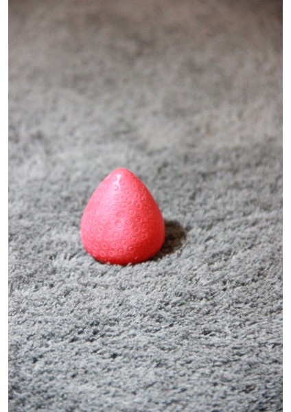 Çilek Mum-Buhardanlık Mumu-Kokulu-Kırmızı Renk-Handmade-El YAPIMI--%100 Soya Wax-Vegan