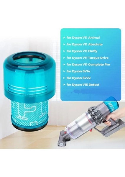Dyson V15 Detect Uyumlu Yeşil Hepa Filtre indirimleri