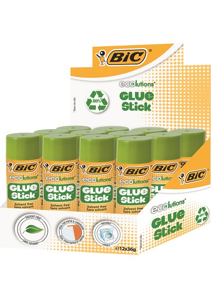 Bic Stick Yapıştırıcı Ecolutions 36 gr 919254 (12 Adet )