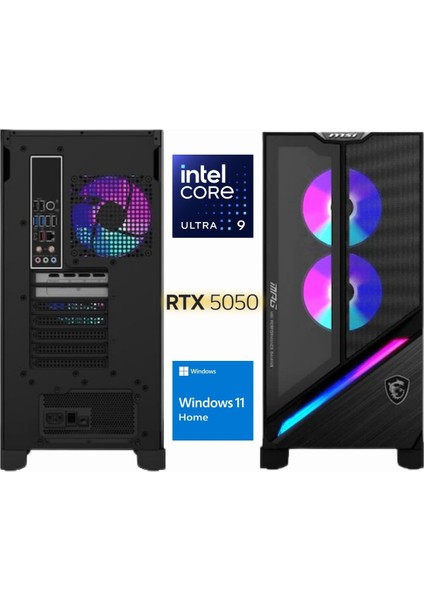 Msı Mpg Infinite X3 Aı Ultra 9 285K 2NVR7-655EU-K518 128GB 4*2tb Rtx 5050 8gb W11HOME Masaüstü Oyun Bilgisayarı