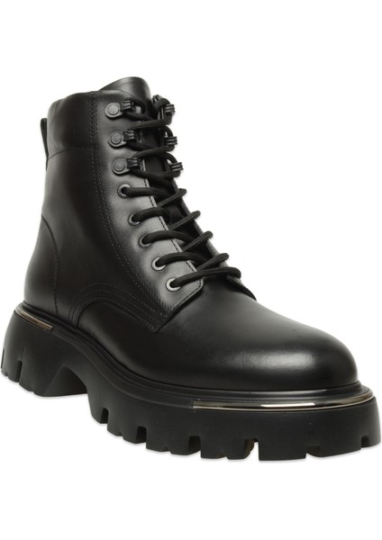 22282 Casual Ithal Siyah Erkek Bot