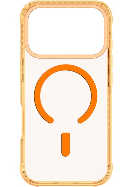 iPhone 17 Pro Uyumlu Kılıf M-Safe Şarj Özellikli Airbag Amazingthing Titan Pro Serisi Kapak Turuncu fiyatları