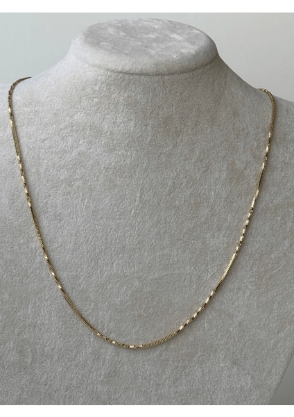 14 K Renginde İtalyan Zincir Gold Kolye