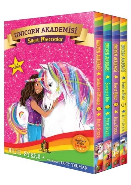 Unıcorn Akademisi Sihirli Maceralar 1- 4 Kitap Set