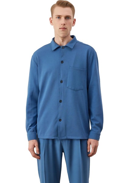 Erkek Regular Kesim Dokulu Gömlek Uzun Kollu Örme Kumaş Günlük Stilinize Yenilik Katar Şık fiyatları