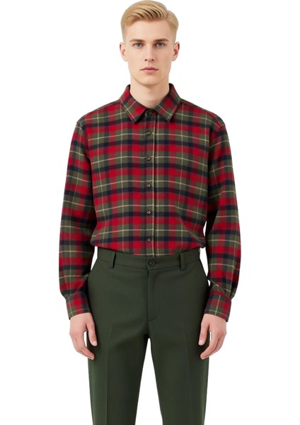 Erkek Ekose Flanel Gömlek Günlük Giyimde Konfor ve Bir Arada Sunan Bir Parça Fonksiyonel Şık