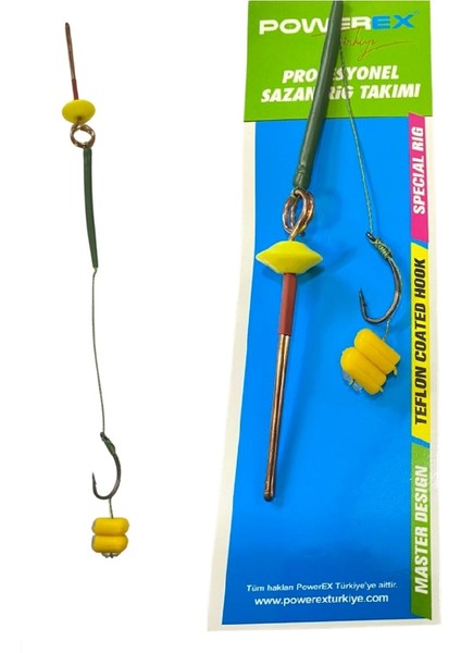 Küspe Aparatlı Hazır Sazan Rig Takımı