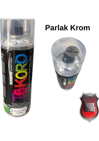 Akrilik Sprey Boya Tekoro 400 ml – Metal, Plastik, Ahşap Cam ve Oto Yüzeylere Uygun Renkler