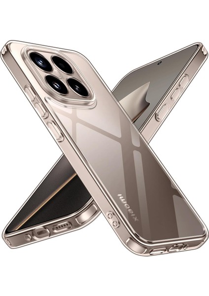 Mi 15T Uyumlu Yumuşak Esnek 3D Süper Şeffaf Silikon Kılıf