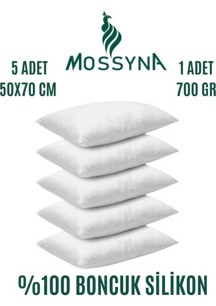 5 Adet Yıkanabilir Nonwoven Boncuk Silikon Yastık 50 x 70 fiyatları