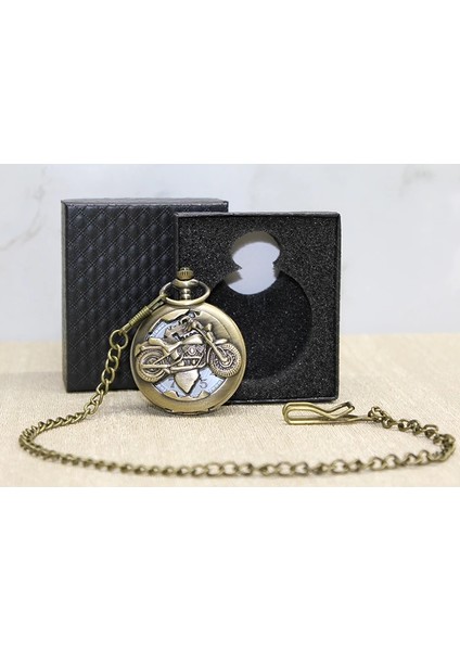 Özel Kutulu Motor Tasarımlı Köstekli Saat ALK3874