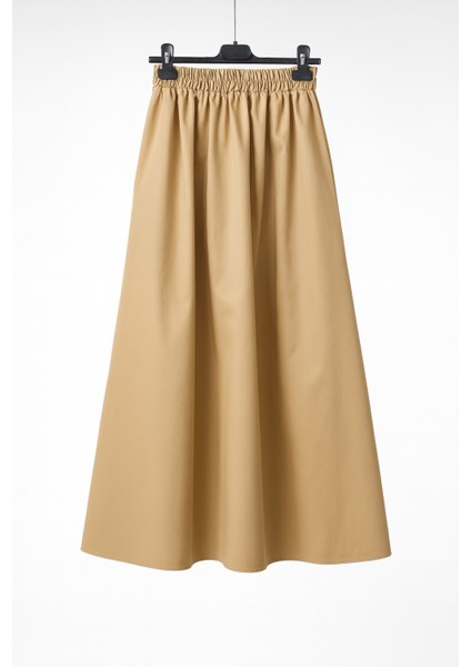 Gümüş collection, cepli,Gabardin Etek, renk bej fiyatları