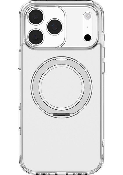 iPhone 17 Pro Max Uyumlu Kılıf M-Safeli Standlı Airbag Tasarımlı Mutural Fresh Serisi Kapak Şeffaf modelleri