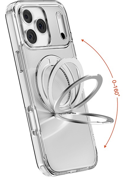 iPhone 17 Pro Max Uyumlu Kılıf M-Safeli Standlı Airbag Tasarımlı Mutural Fresh Serisi Kapak Şeffaf indirimleri