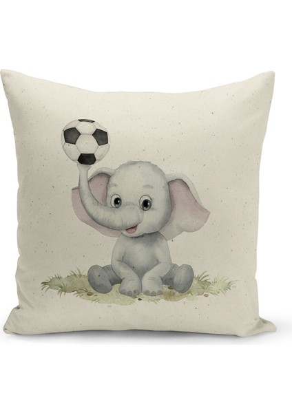 4'lü Kırlent Kılıf Seti Çocuk Bebek Odası Dijital Baskılı fırsatları