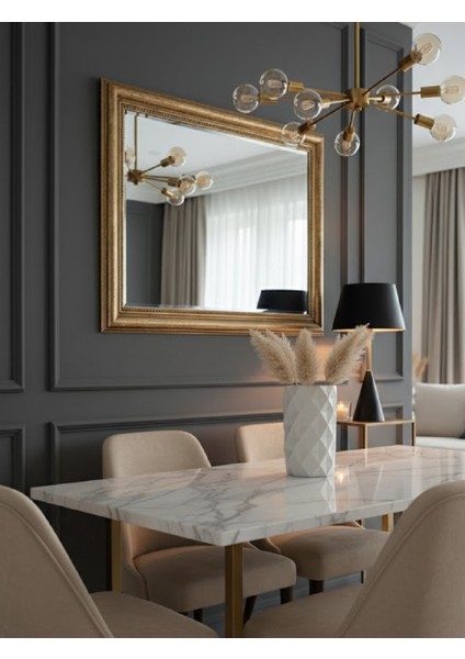 Modern Vazo, Beyaz Dekoratif Iskandinav Vazo, Geometrik Vazo, Minimalist VAZO-11CM modelleri