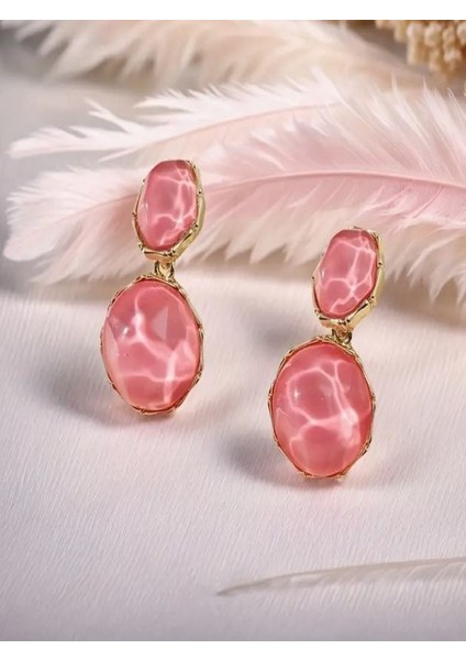 Modern Tasarım Daire Küpeler-Kc Altın Kaplama modelleri