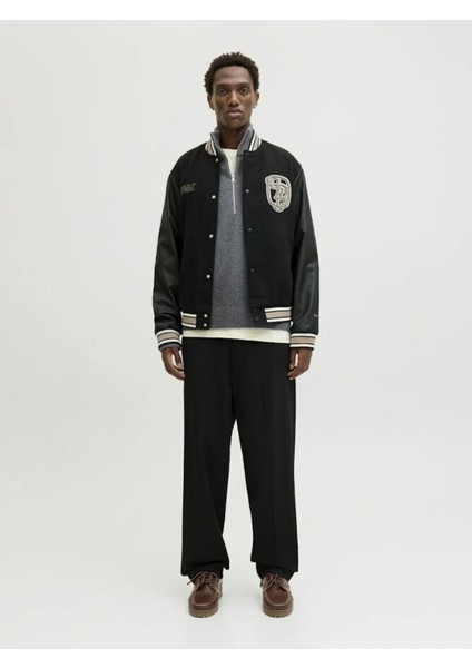 Jack Jones Norrebro Fermuarlı Yaka Loose Fit Erkek Kazak 12282749 fiyatları