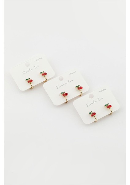 Çocuk Sıkıştırma Küpe 12'li