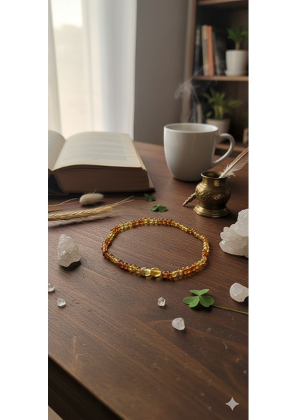 Kehribar Bebek Diş Kolyesi - Doğal Taş, Güvenli Tasarım, Bebek Takı fiyatları