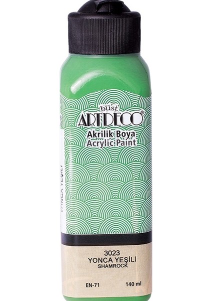 Artdeco Akrilik Boya 140 ml Yonca Yeşil 070R-3023 modelleri