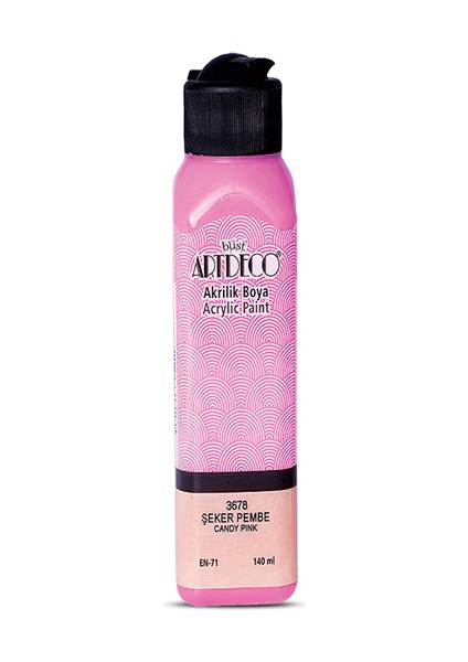 Artdeco Akrilik Boya 140 ml Şeker Pembe 070R-3678