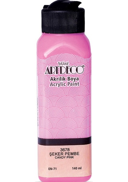 Artdeco Akrilik Boya 140 ml Şeker Pembe 070R-3678 modelleri