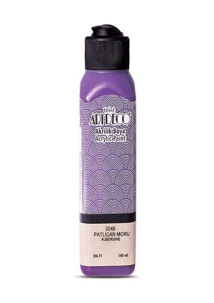 Artdeco Akrilik Boya 140 ml Patlıcan Moru 070R-3049 fiyatları