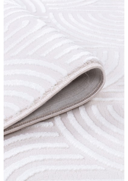 Arden Collection Krem Modern Saçaklı Yumuşak Dokuma Makine Halısı Salon Oturma Odası Mutfak Koridor fiyatları